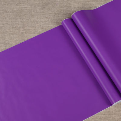 качество  Jinyi 5553 Handcraft Waterproof Purple Wall Furniture Gift Book Cover Solid Simple Home Decor PVC Material Sticker завод